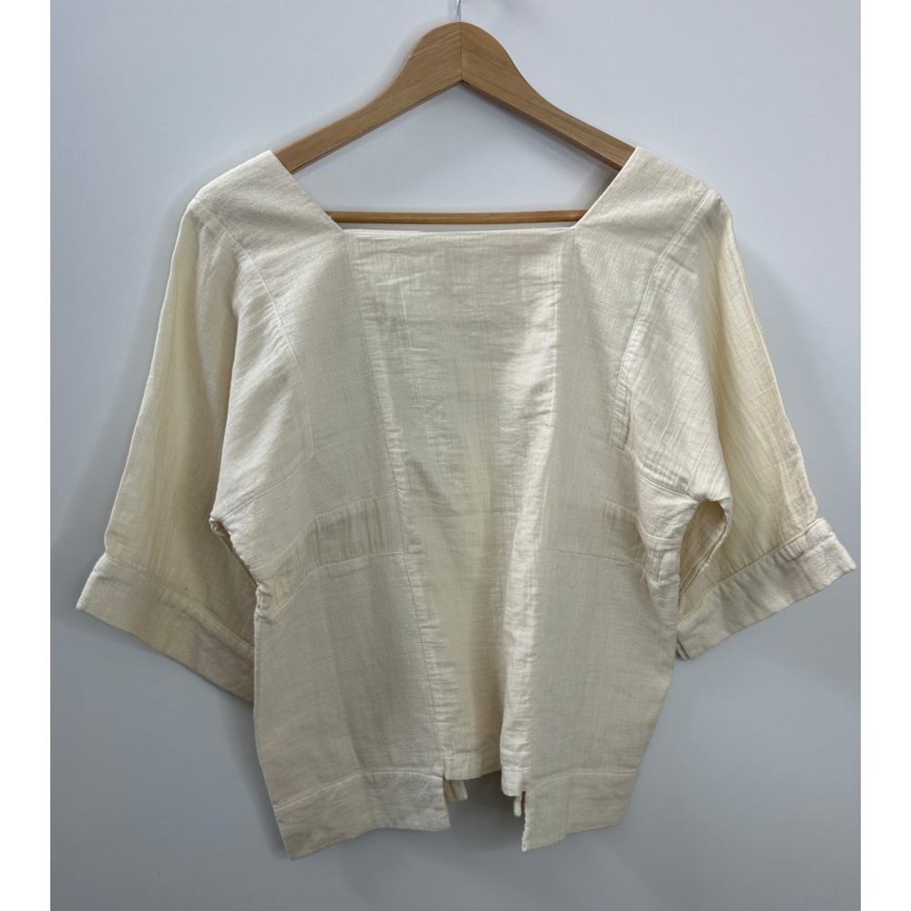 Atelier Delphine Block Top in Crinkle Gauze 100% Cotton USA MADE Kinari Medium - Picture 6 of 16